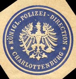 Königliche Polizei - Direction - Charlottenburg