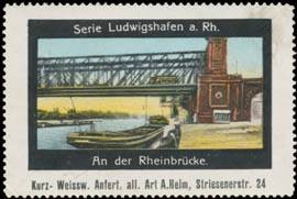 An der Rheinbrücke in Ludwigshafen