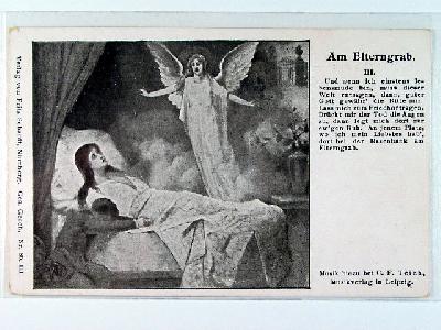 Am Elterngrab, Engel, Sprüche, vor 1905