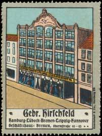 Geschäftshaus Bremen-Kaufhaus Gebr. Hirschfeld