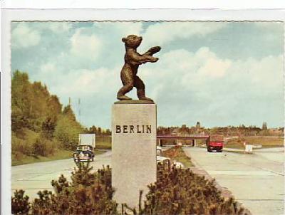Autobahn Berlin Zehlendorf ca 1960