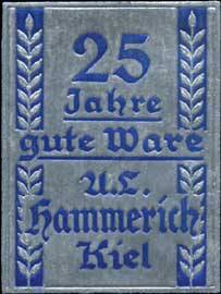 25 Jahre gute Ware U.L. Hammerich