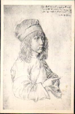 Albrecht Dürer - Selbstbildnis als Knabe