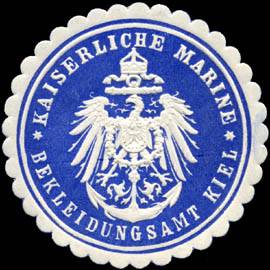 Kaiserliche Marine - Bekleidungsamt Kiel