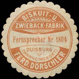 Biskuit- und Zwieback-Fabrik Ferd. Dörschler