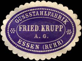 Gussstahlfabrik Friedrich Krupp AG - Essen (Ruhr)