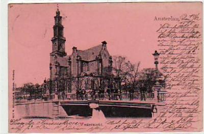 Amsterdam Niederlande Westmarkt 1898