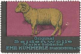 Original Seidenwolle Marke Goldschaf