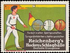 Reichenbergs Hockey und Schlagbälle