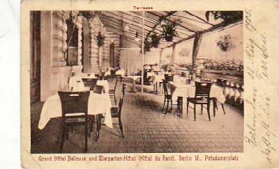 Berlin Mitte Restaurant Grand Hotel Bellevue 1905