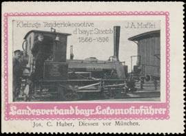 Kleinste Tenderlokomotive der bayerischen Staatsbahn