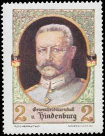 Generalfeldmarschall Paul von Hindenburg