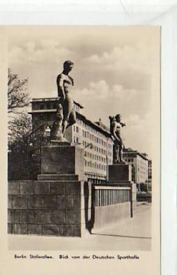 Berlin Friedrichshain Stalinallee Sporthalle 1954