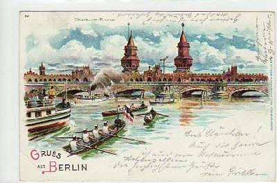 Berlin Friedrichshain Rudern Rudersport 1899