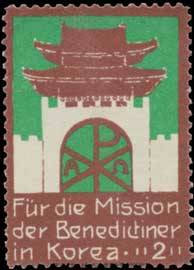 Für die Mission der Benedictiner in Korea