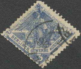 Privatpost Briefmarke Berliner Packetfahrt