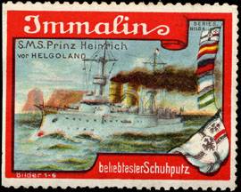 S. M. S. Prinz Heinrich vor Helgoland