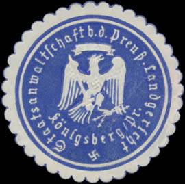 Staatsanwaltschaft b.d. Pr. Landgericht Königsberg/Preußen