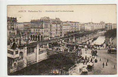 Berlin Kreuzberg Hochbahn Hallesches Tor 1919