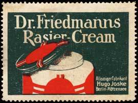Dr. Friedmanns Rasier-Cream