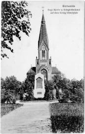 Eichwalde-Ev. Kirche-Kriegerdenkmal