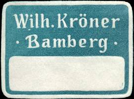 Wilhelm Kröner - Bamberg