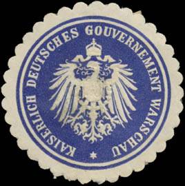 K. Deutsches Gouvernement Warschau