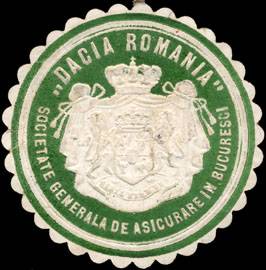 Dacia Romania - Societate Generala de Asicurare in Bucuresci