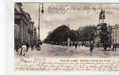 Berlin Mitte Unter den Linden 1903