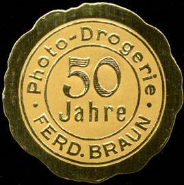 50 Jahre Photo - Drogerie Ferdinand Braun