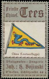 China Lootsenflagge