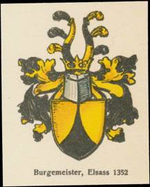 Burgemeister (Elsass) Wappen
