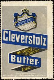 Cleverstolz Butter - Margarine Bester Ersatz