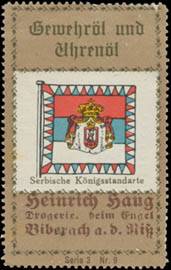 Serbische Königsstandarte