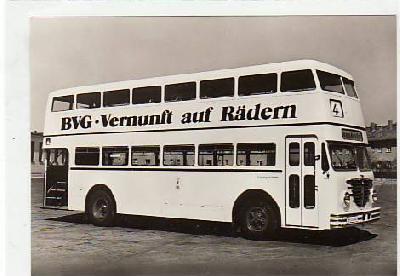 Berlin Neukölln Auto-Bus Baujahr 1954 AK ca von 1980