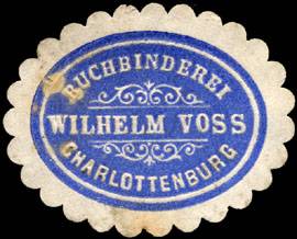 Buchbinderei Wilhelm Voss - Charlottenburg
