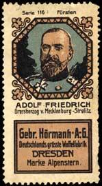 Adolf Friedrich Grossherzog von Mecklenburg-Strelitz