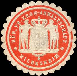 Königlich Preussische Kron - Anwaltschaft - Hildesheim