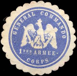 General Commando 1tes Armee - Corps