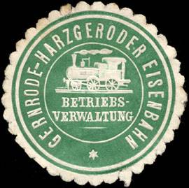 Gernrode - Harzgeroder Eisenbahn - Betriebs - Verwaltung