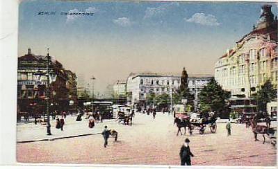 Berlin Mitte Alexanderplatz ca 1915