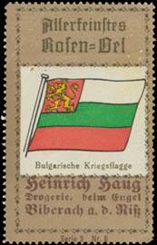 Bulgarische Kriegsflagge