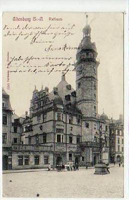 Altenburg Bahnpost Altenburg-Narsdorf 1906