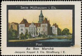Post in Mülhausen im Elsaß
