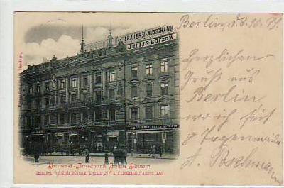 Berlin Mitte Brauerei Ausschank Julius Bötzow 1899
