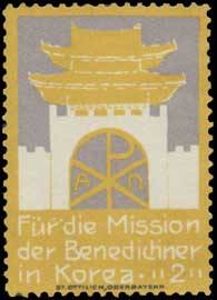 Für die Mission der Benedictiner in Korea