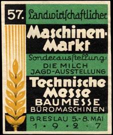 57. Landwirtschaftlicher Maschinenmarkt