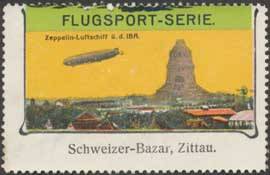 Zeppelin Luftschiff über der IBA