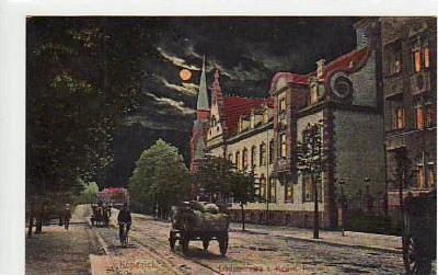 Berlin Köpenick Postamt Mondschein AK 1917