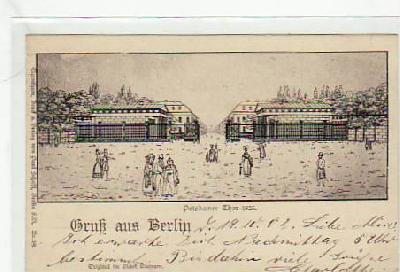 Berlin Mitte Potsdamer Platz 1825 AK von 1902